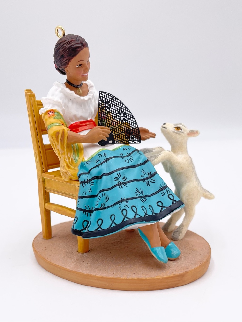 Vintage American Girl Hallmark Christmas Ornament Josefina and Goat 2003 Holiday